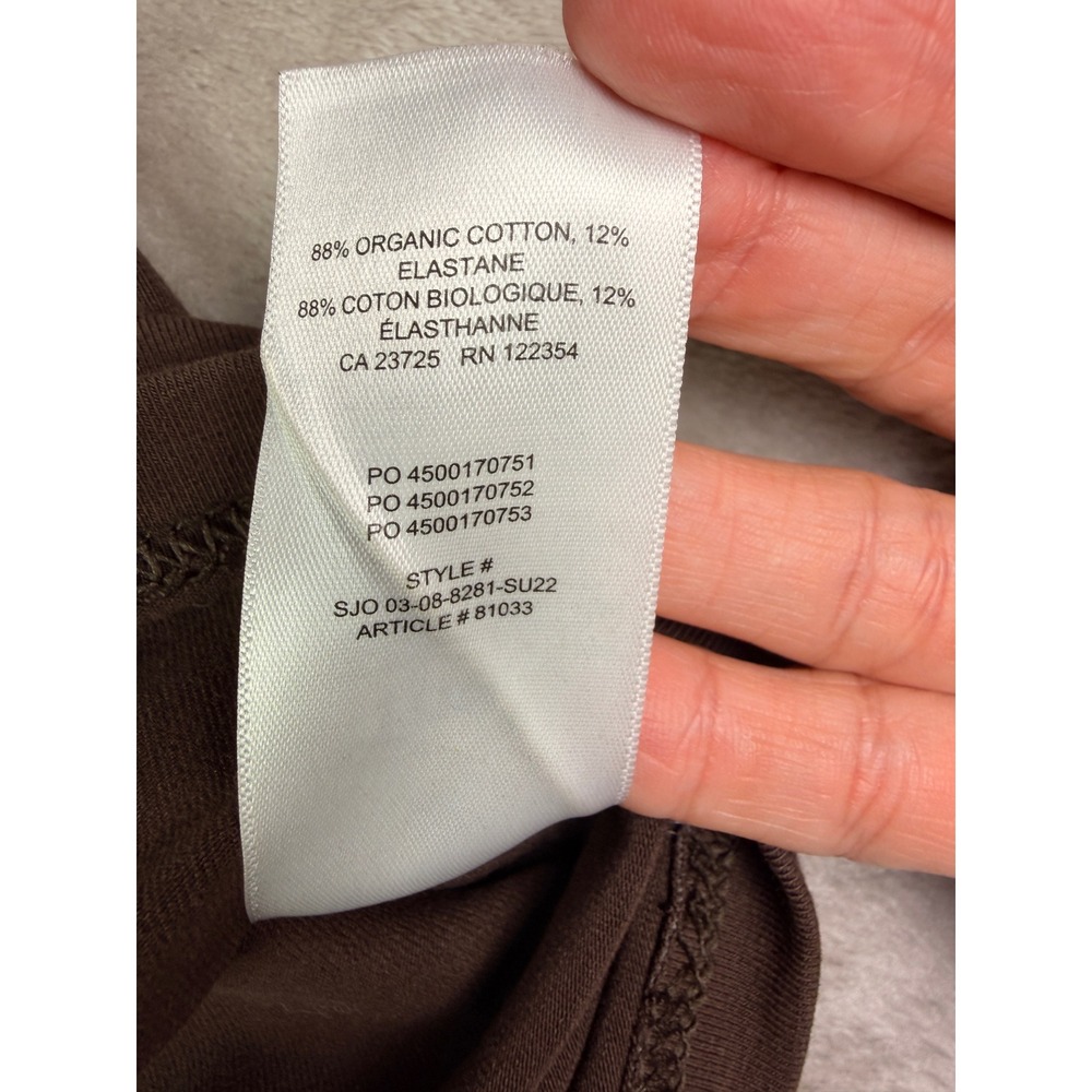 Tna Aritzia Tank Mini Dress‎ Mocha Brown Sleeveless Size Medium Organic Cotton - Picture 6 of 10
